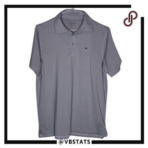 Vineyard Vines Boy's Sankaty Striped Short Sleeve Polo Shirt Multicolor Size 16/